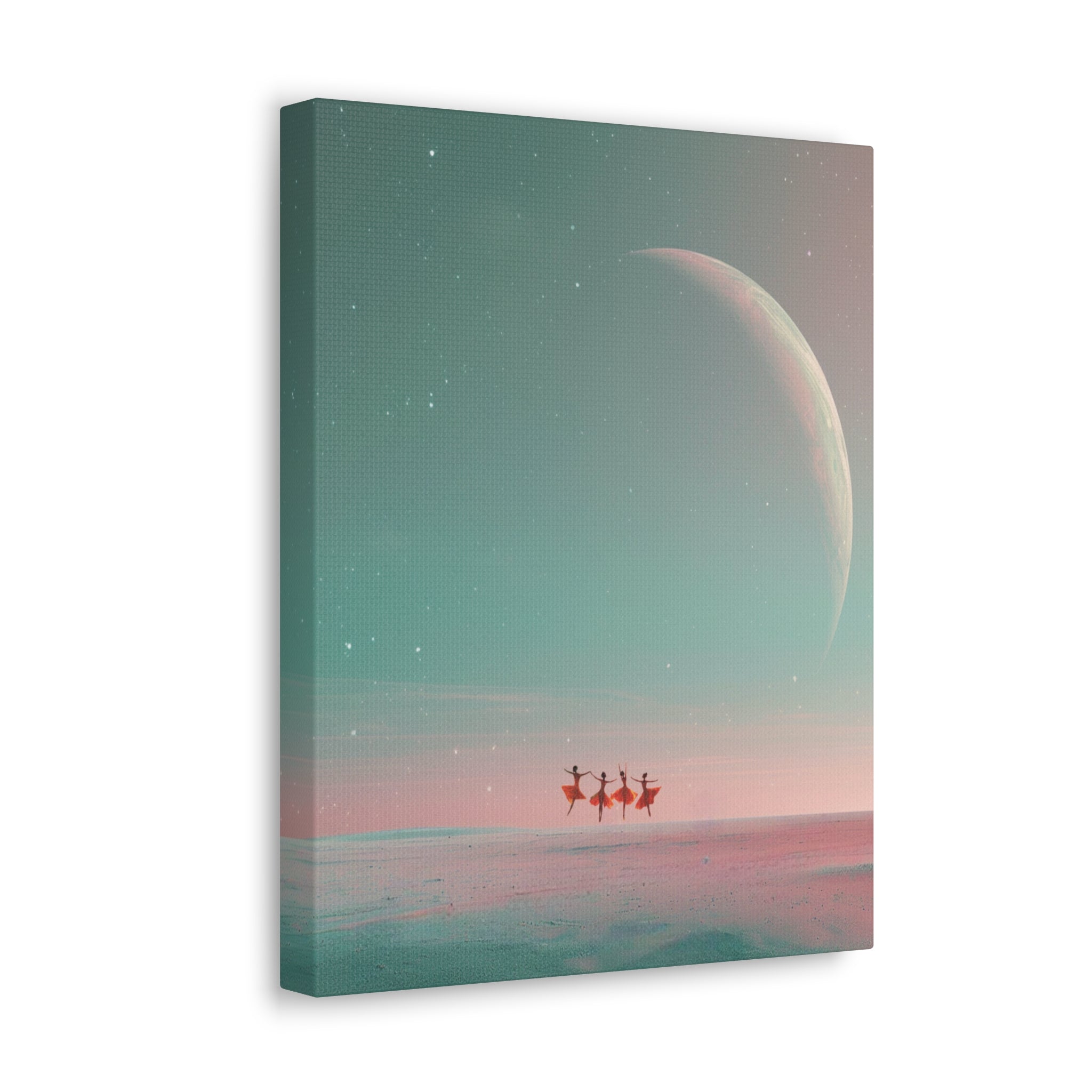 Ballet Oasis, Vibrant Matt Canvas Print