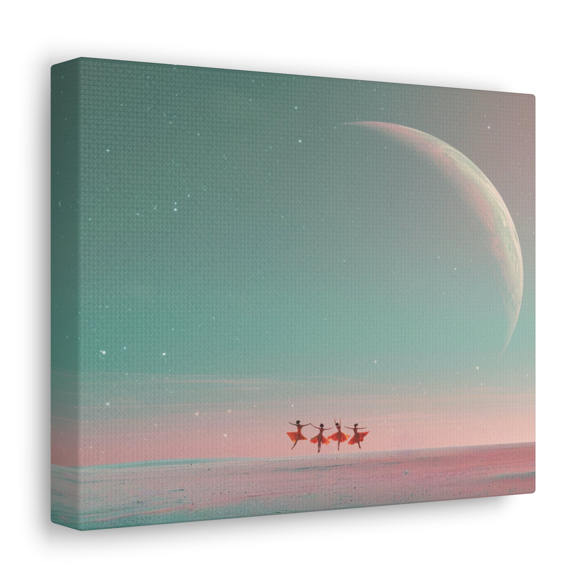 Ballet Oasis, Vibrant Matt Canvas Print