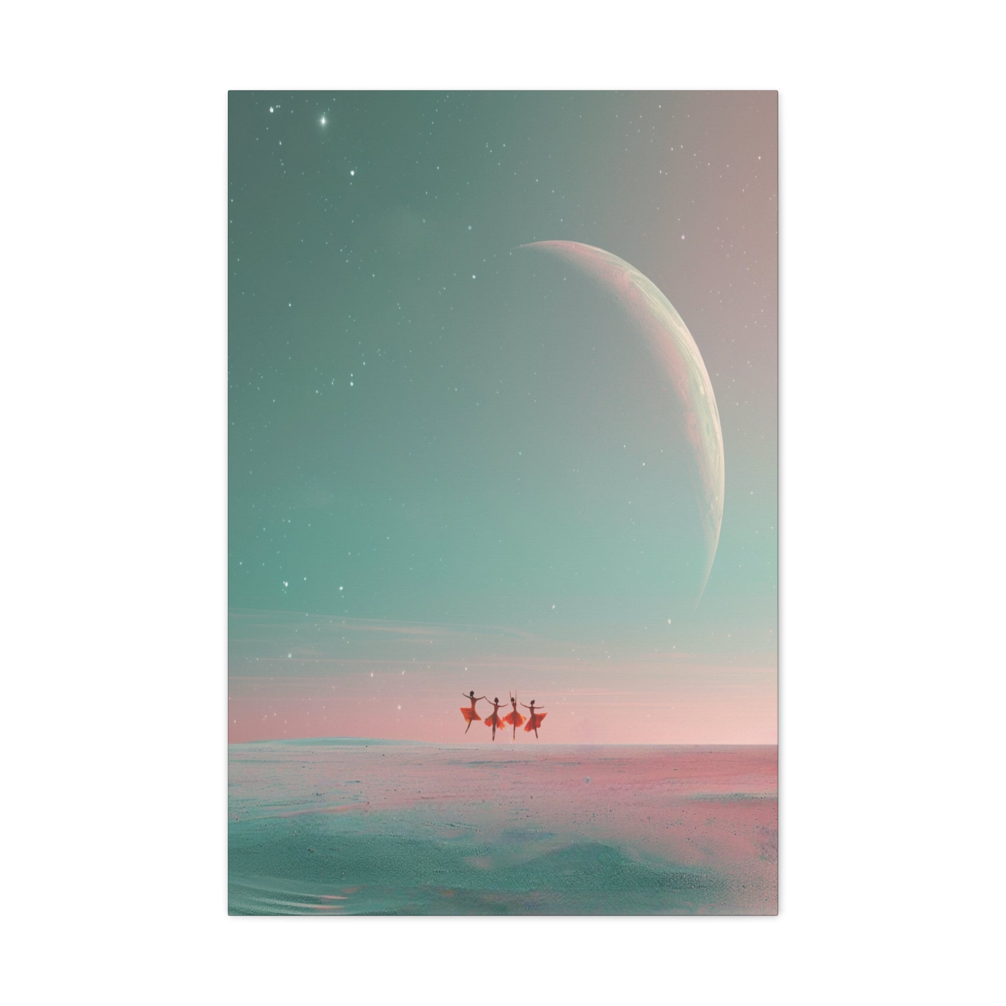 Ballet Oasis, Vibrant Matt Canvas Print