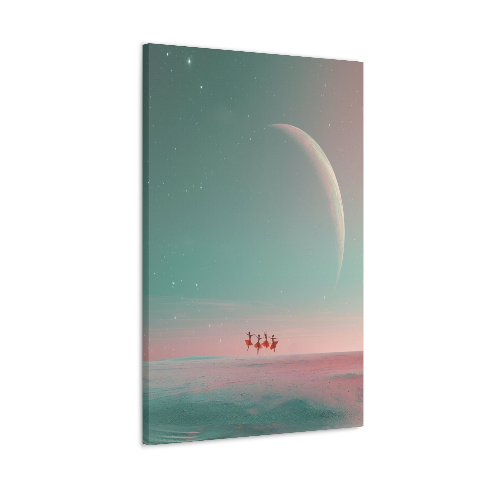 Ballet Oasis, Vibrant Matt Canvas Print