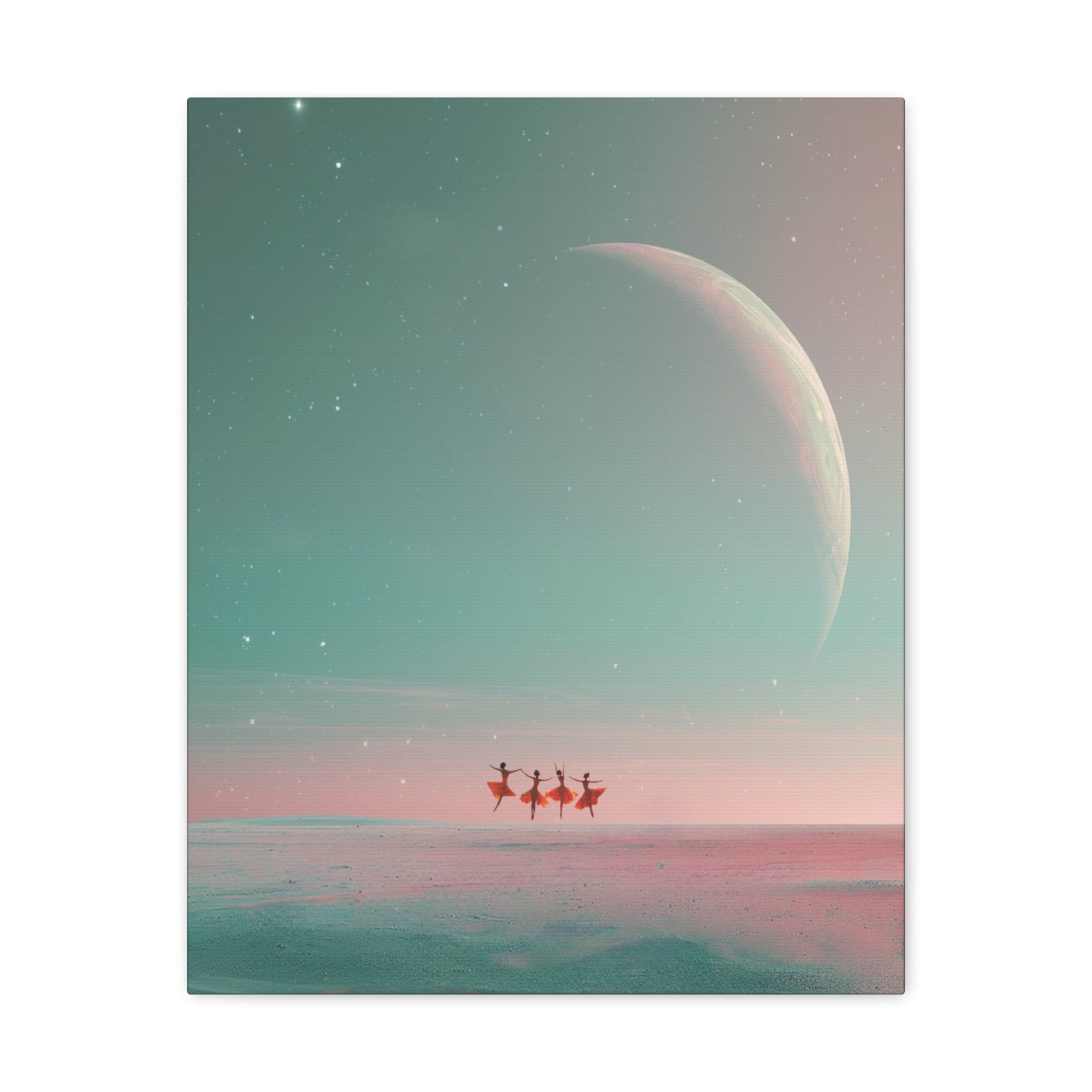 Ballet Oasis, Vibrant Matt Canvas Print