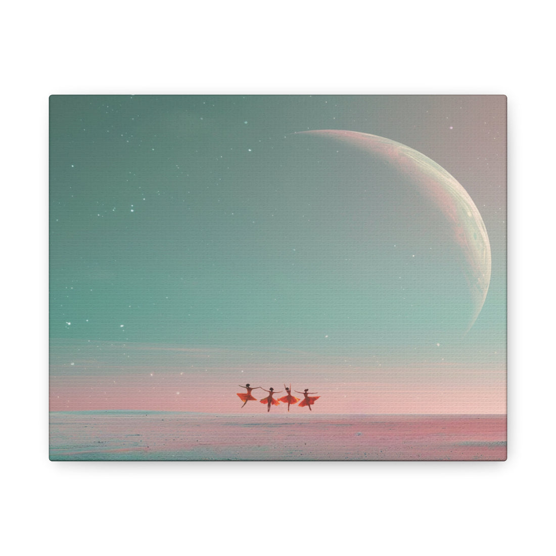 Ballet Oasis, Vibrant Matt Canvas Print