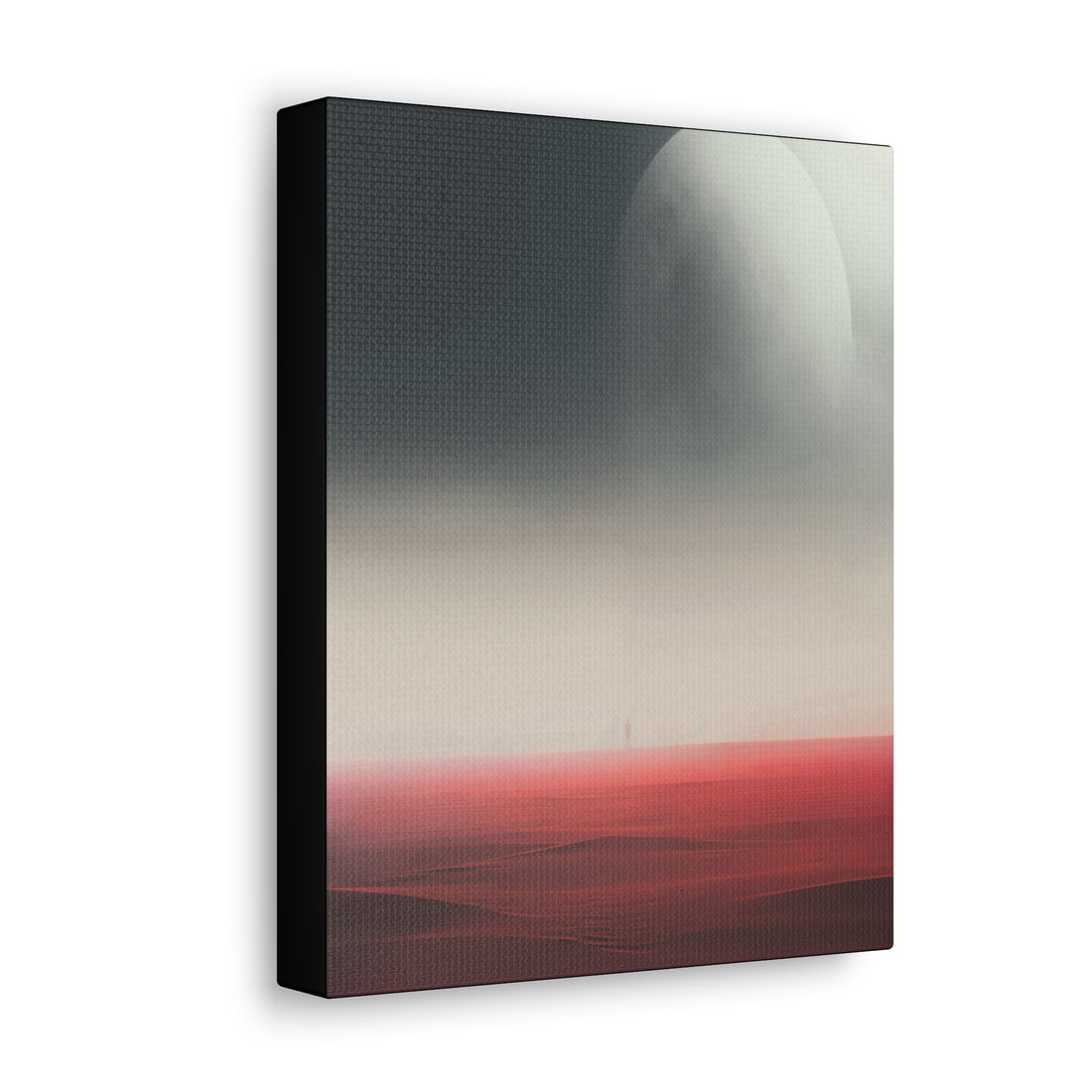 Serene Celestial Oasis Vibrant Canvas Print