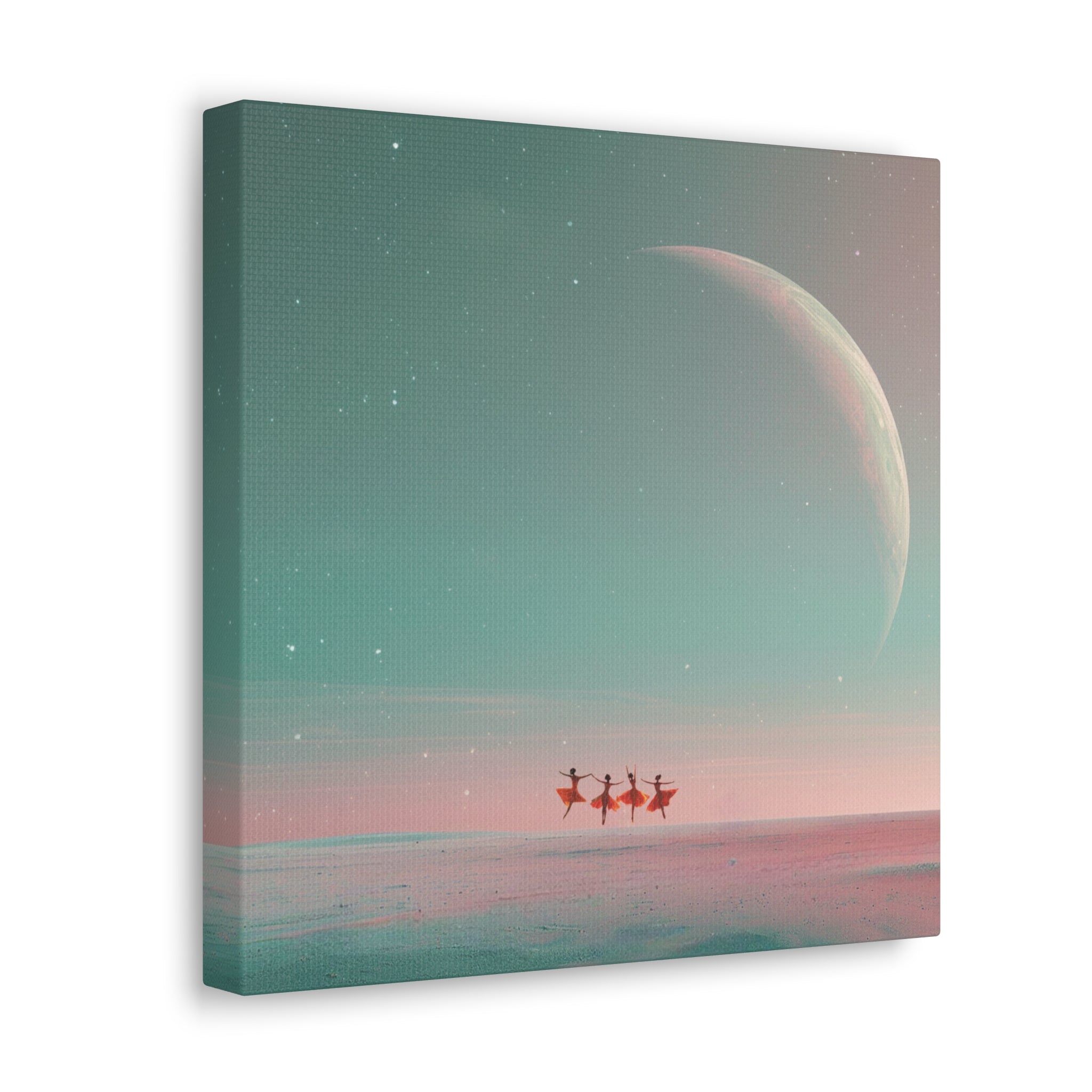 Ballet Oasis, Vibrant Matt Canvas Print