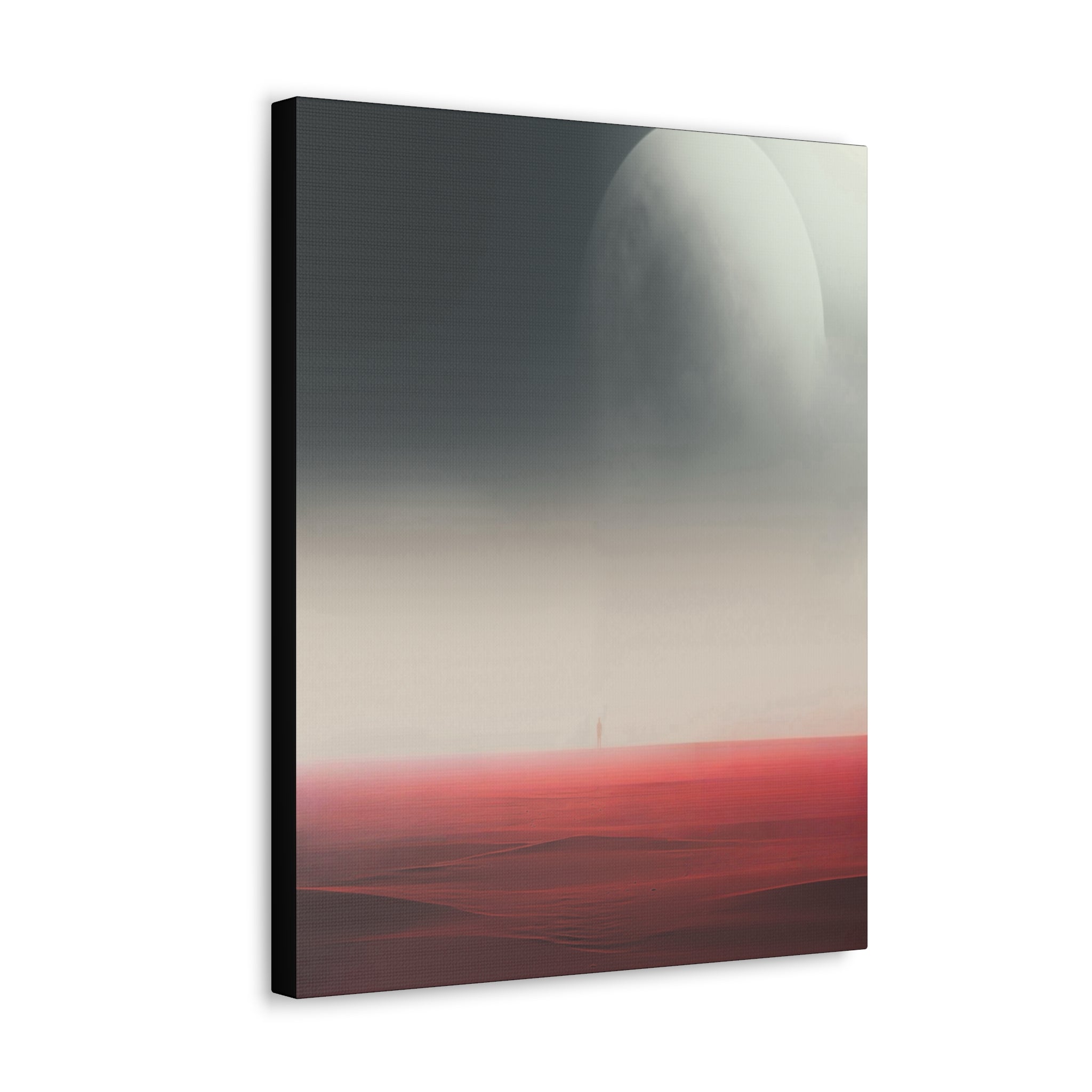 Serene Celestial Oasis Vibrant Canvas Print