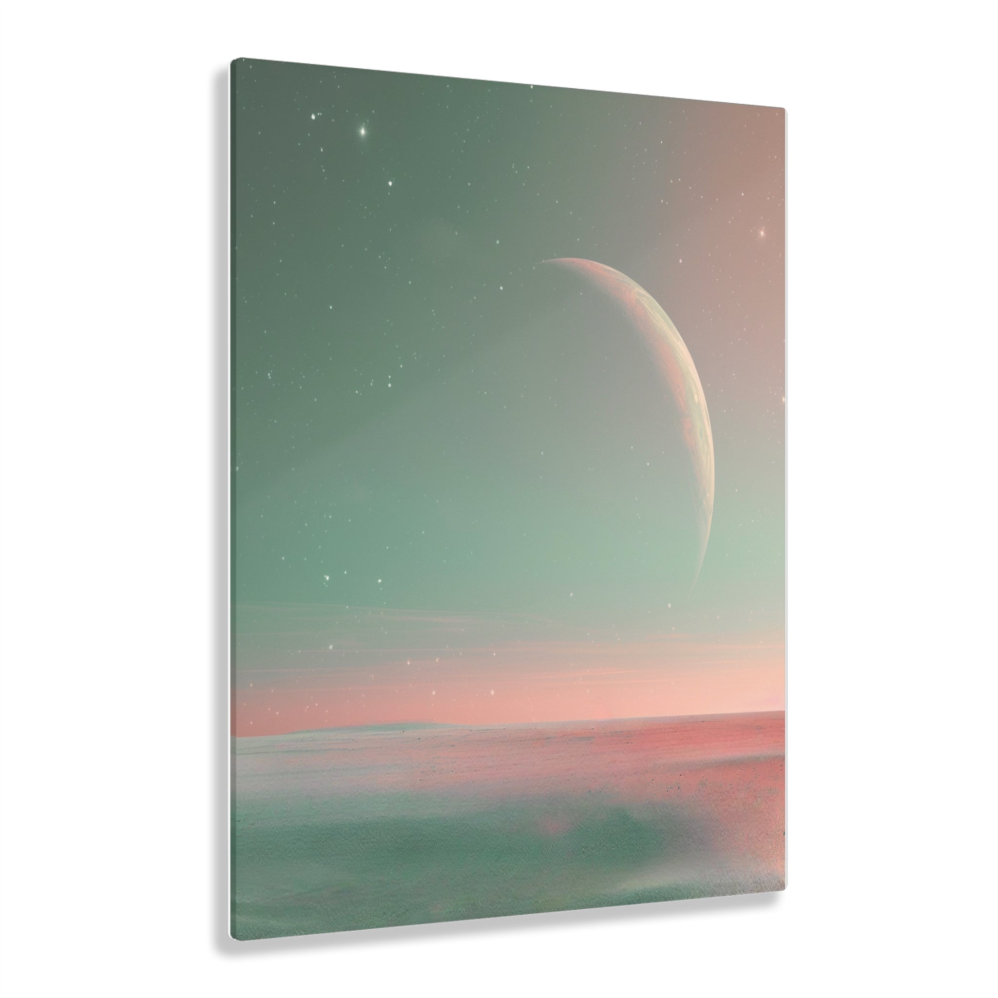 Acrylic Wall Art, ‘Ethereal Horizon’ A Serene Love Display