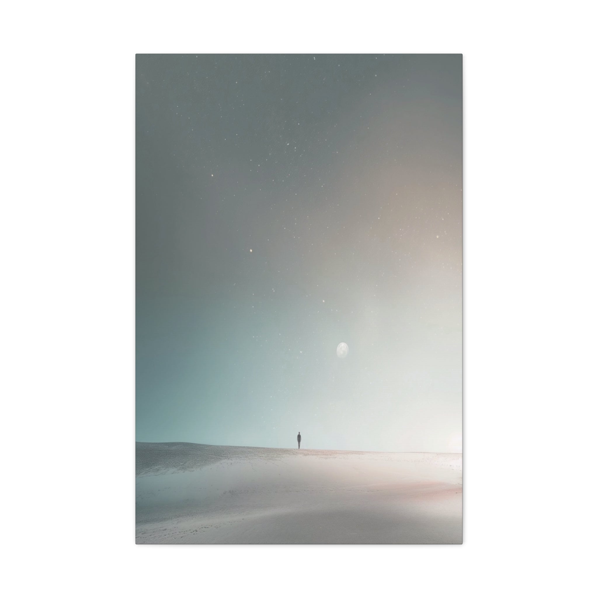 Solitude Horizon, Vibrant Matt Canvas Print