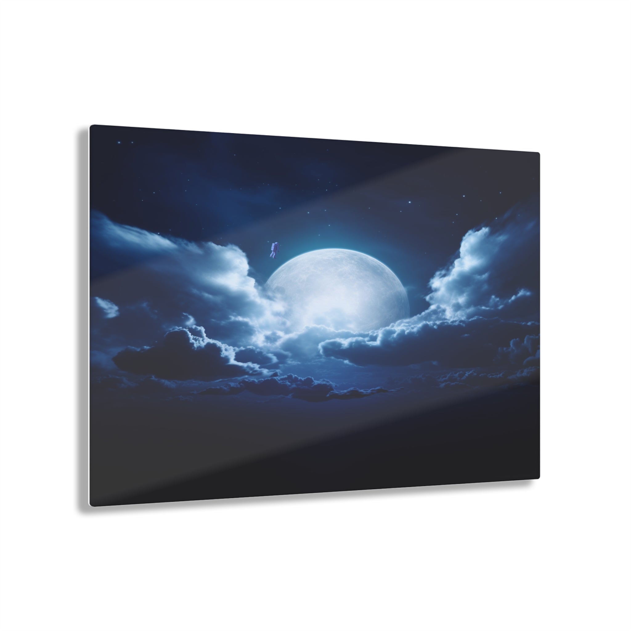 Acrylic Wall Art “Moon Walk The Lunar Voyager” 14”x11”