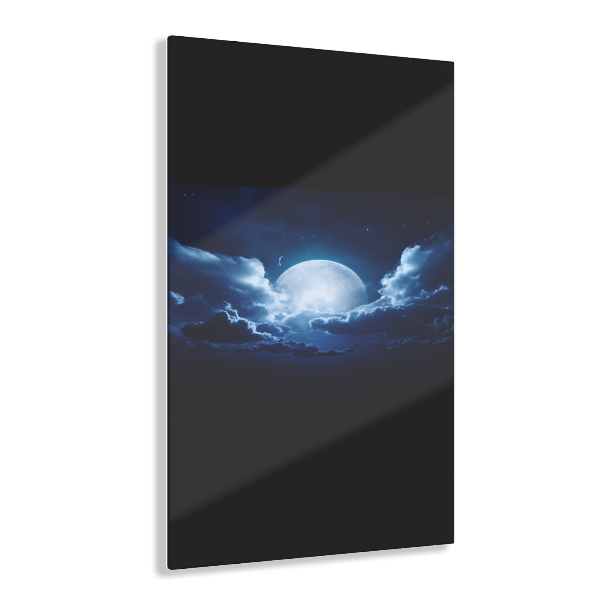 Acrylic Wall Art “Moon Walk The Lunar Voyager” 14”x11”