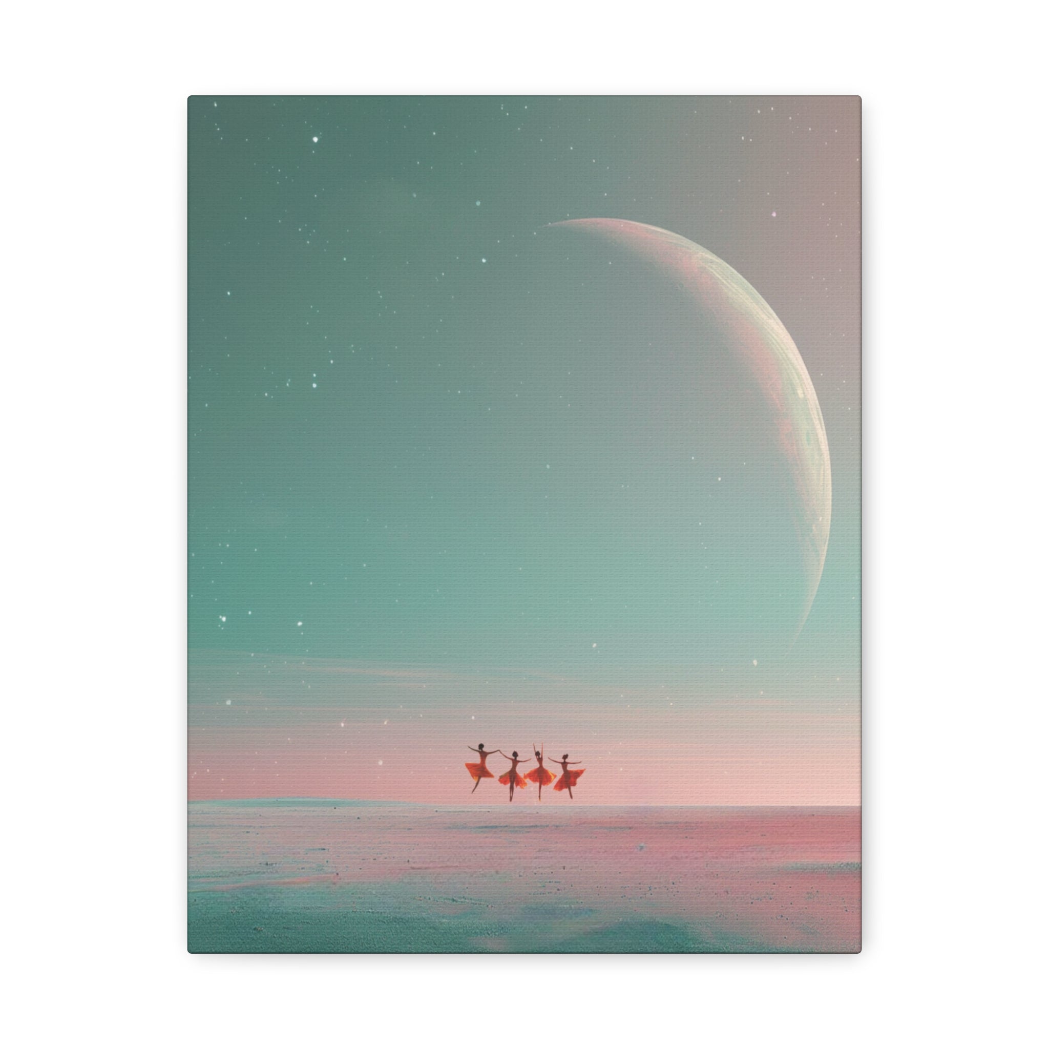Ballet Oasis, Vibrant Matt Canvas Print