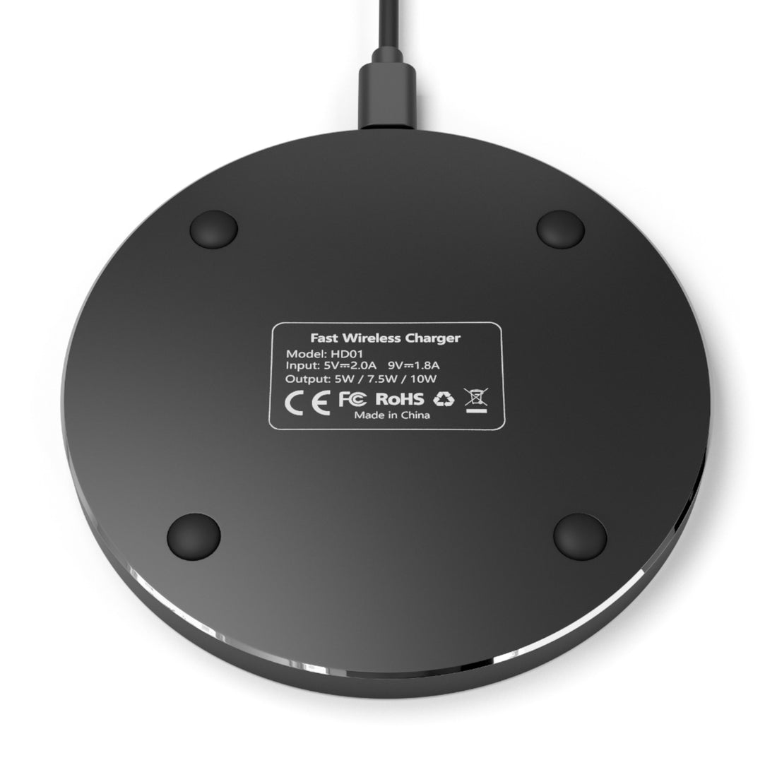 Wireless Charger, Reliable Durable, The ‘Vinyl Vibes’ phone Charger.