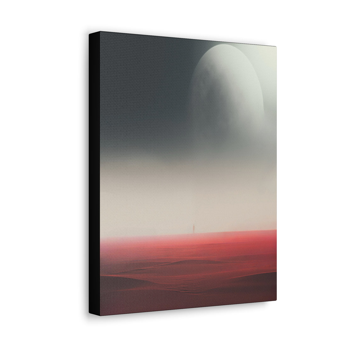 Serene Celestial Oasis Vibrant Canvas Print