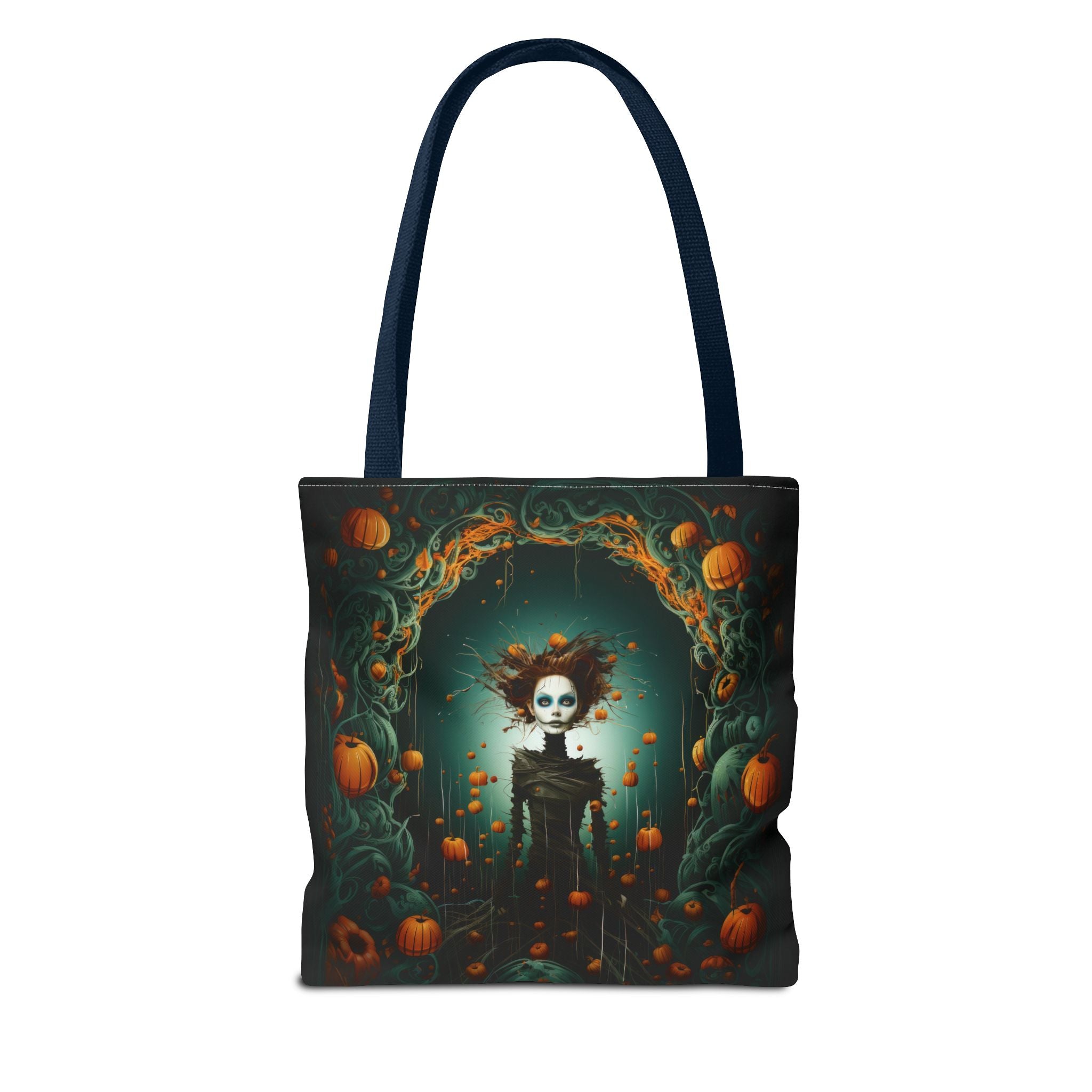 Pumpkin Spirit Guardian Tote Bag, Sturdy Tote In Rich Print