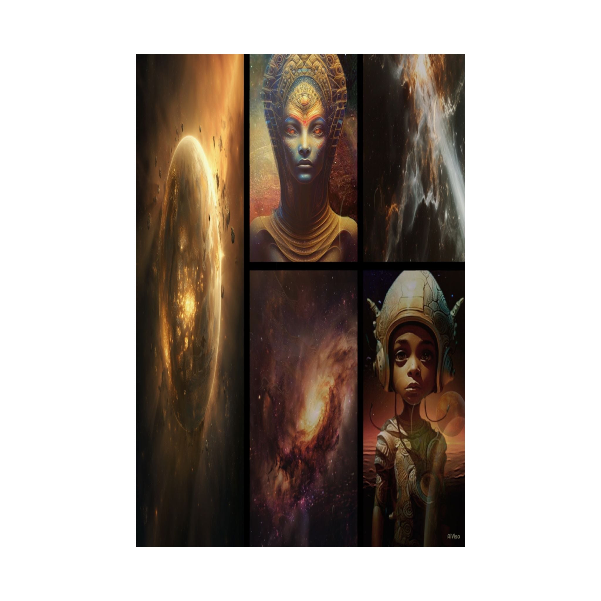 Wall Art - 'Visions Of The Infinite' - Vertical Posters, Matte Finish