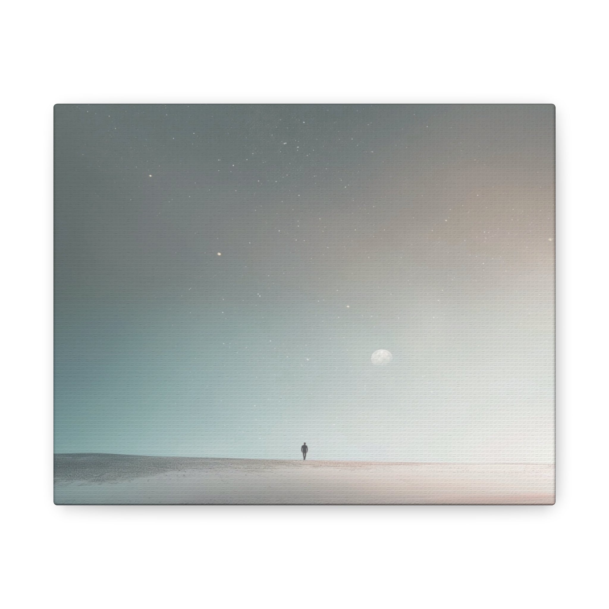 Solitude Horizon, Vibrant Matt Canvas Print
